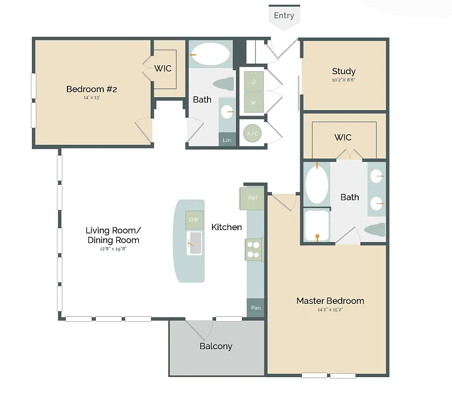 Floor plan D2