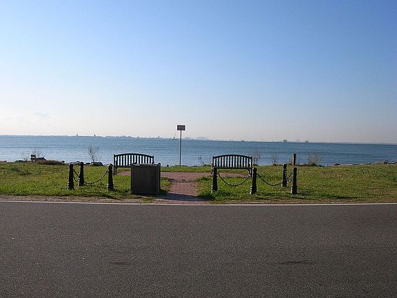 Less than a block away