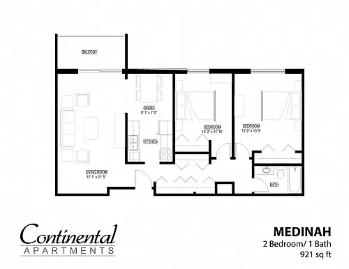 Floor plan Medinah