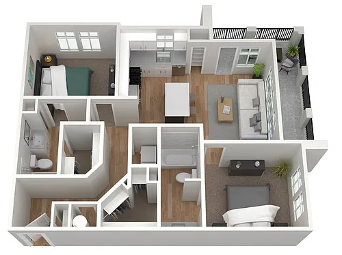 Floor plan B2