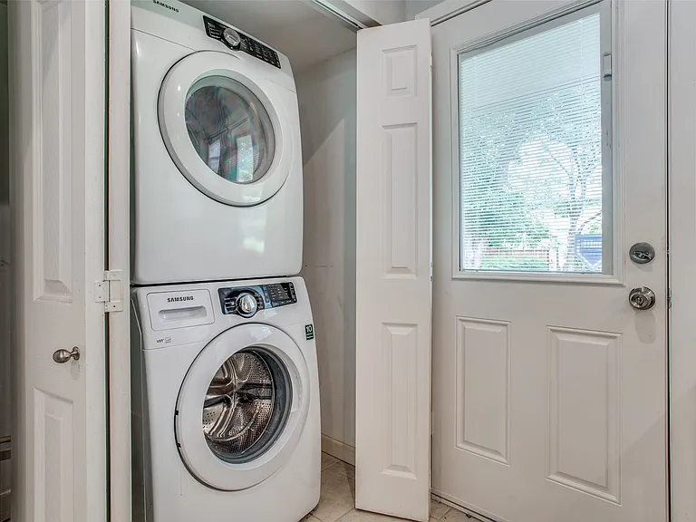 Located in the kitchen in a closet sapce.