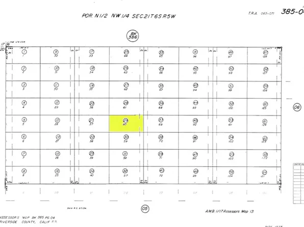 0 Near Derick Canyon Rd Lot 60, Lake Elsinore, CA 92530