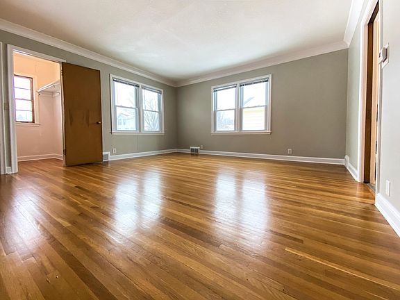 Living room with closet. Light and bright.
