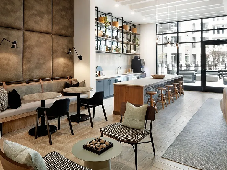 Lounge with entertaining kitchen