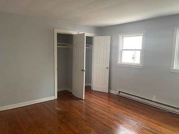 Bedroom with two large closets