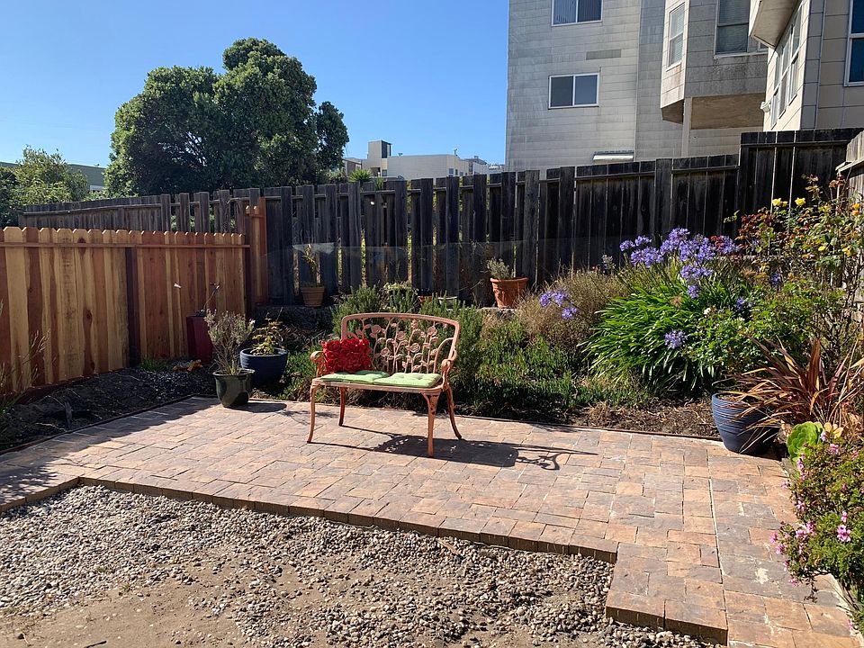 New patio. Grass and sprinkler system coming this week.