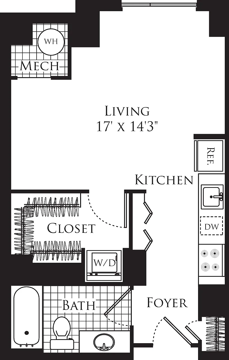 Floor plan Studio- 511
