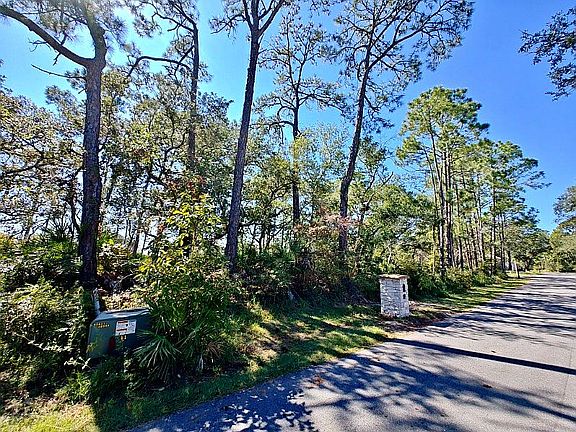 Road frontage looking west