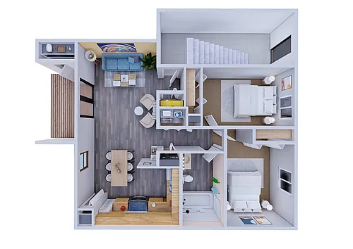 Floor plan TT - 2B | Phase 1