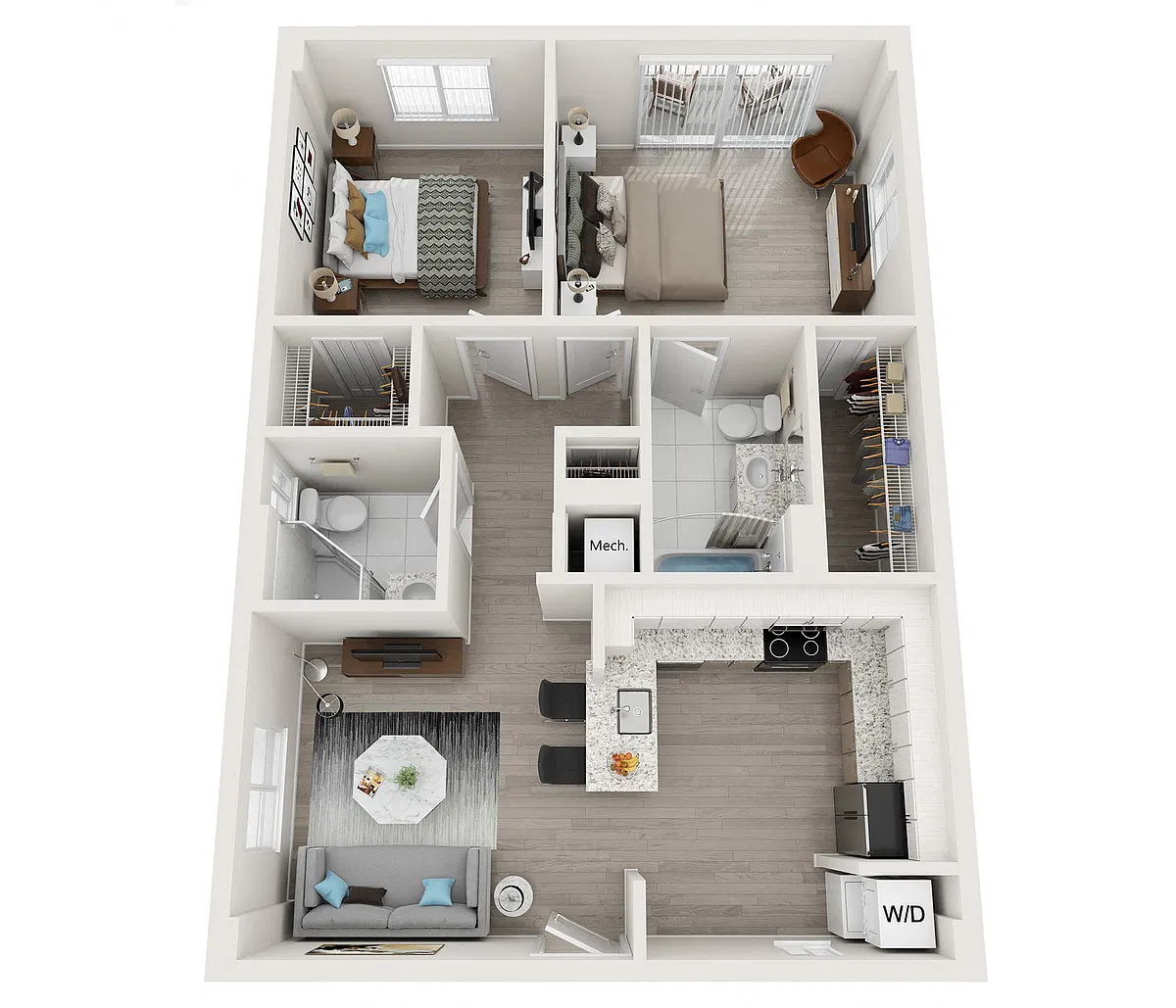 Floor plan Model B1