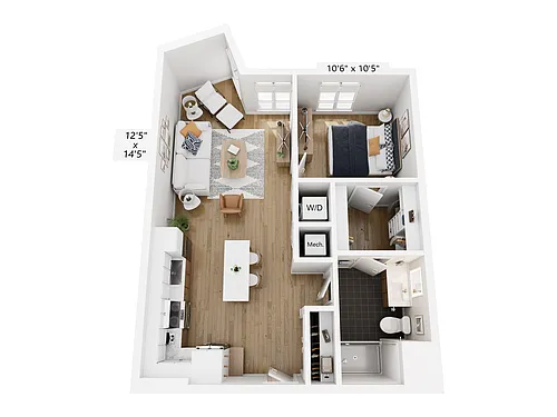 Floor plan A16