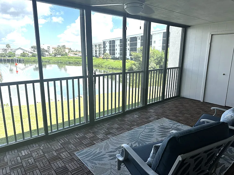 Large Balcony with open views to river