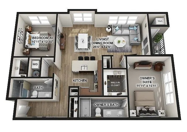 Floor plan The Ranger