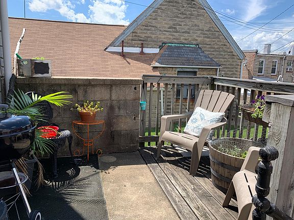 Back Deck (overlooks courtyard)