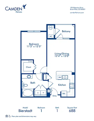 Floor plan Bierstadt