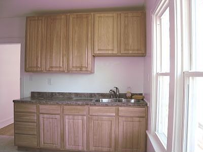 Updated kitchen with new cabinets
