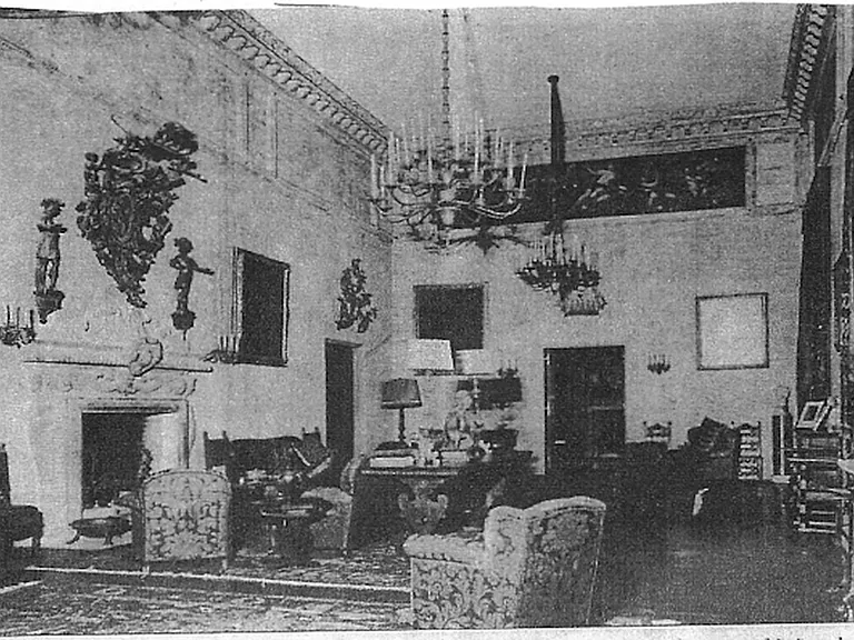 Original salon room at the Italian Embassy