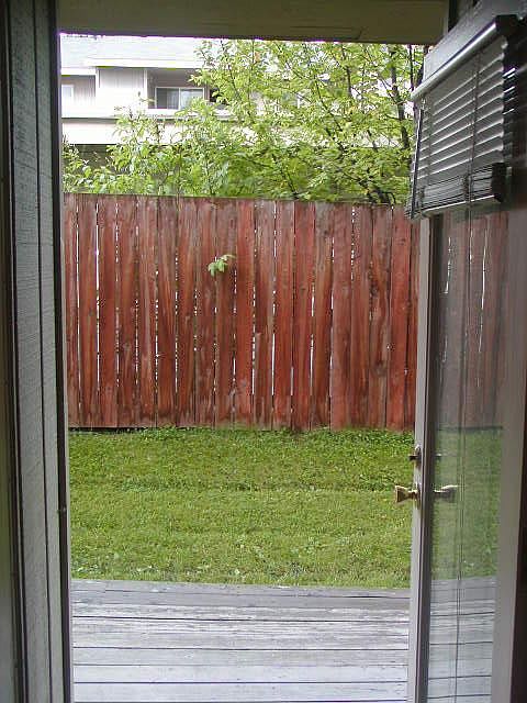 Direct backyard access