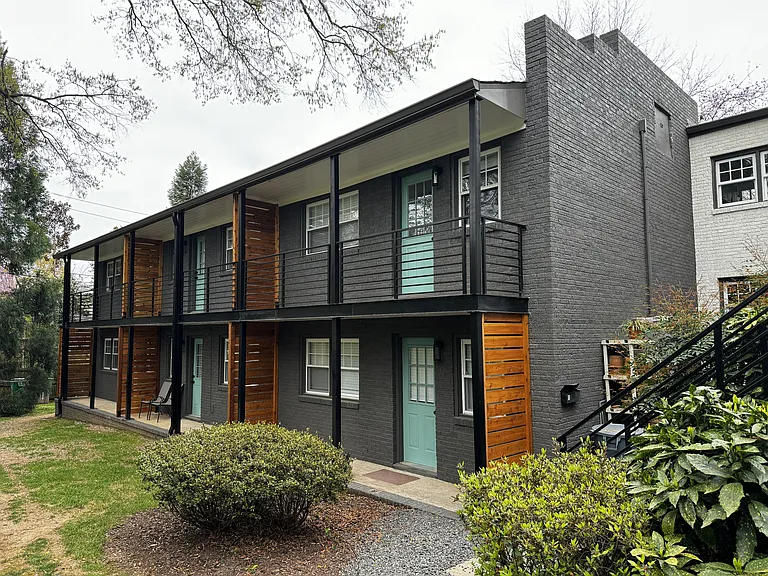 Apartments attached to back of house