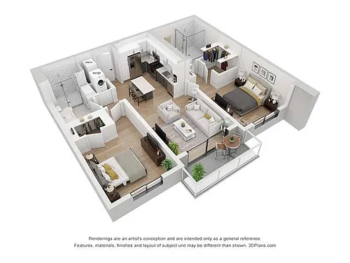 Floor plan B3