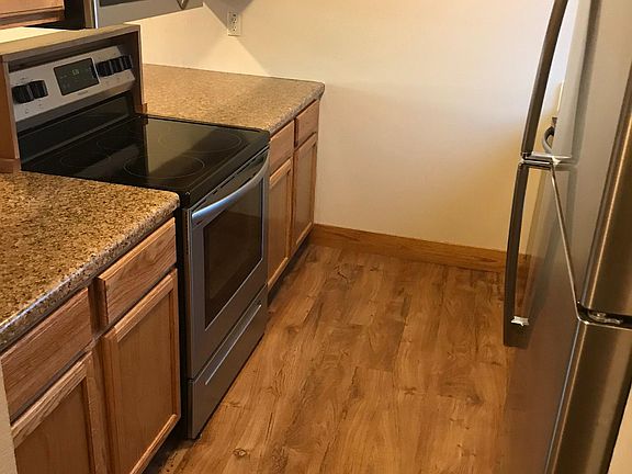 Galley kitchen, new cabinets