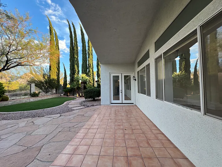 Covered patio