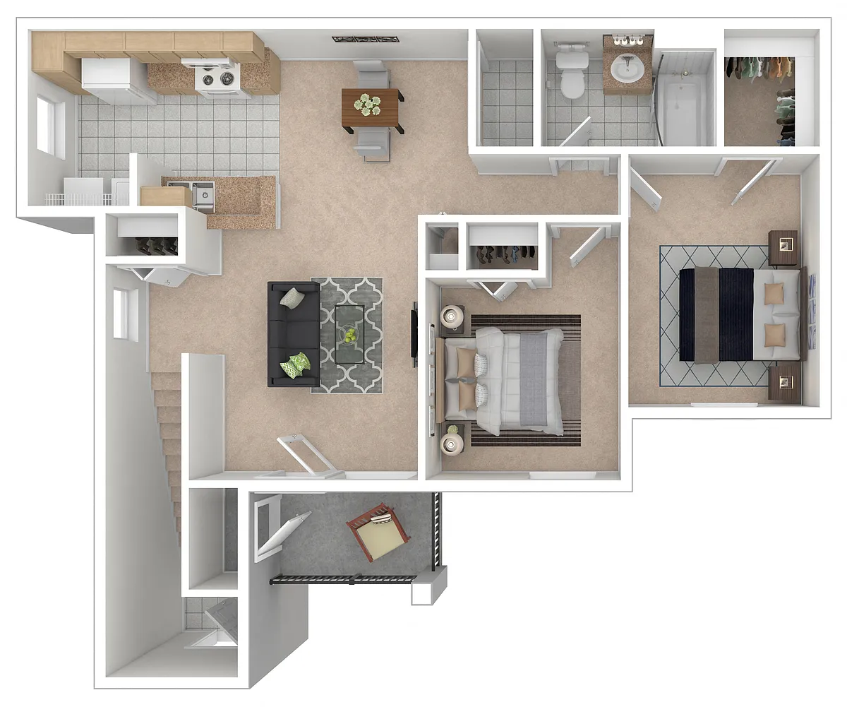 Floor plan 2 Bedroom