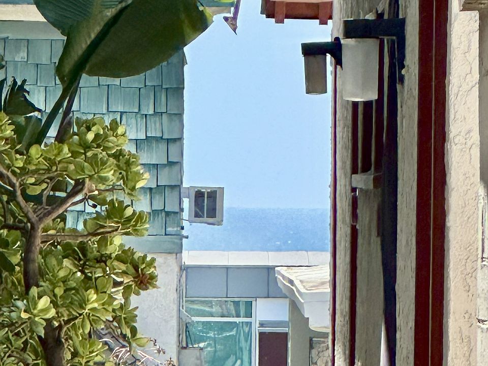 Ocean view from front door
