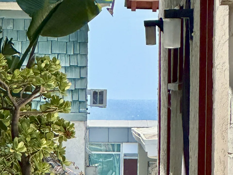 Ocean view from front door