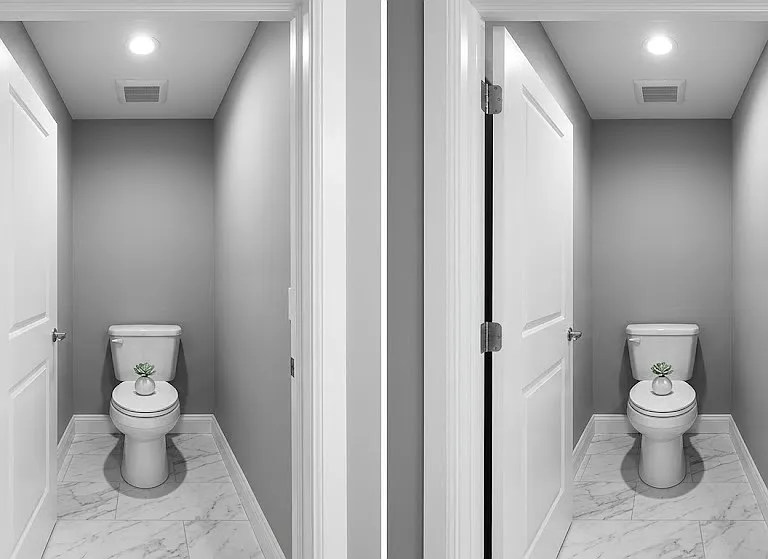 Toilet in Master Bath