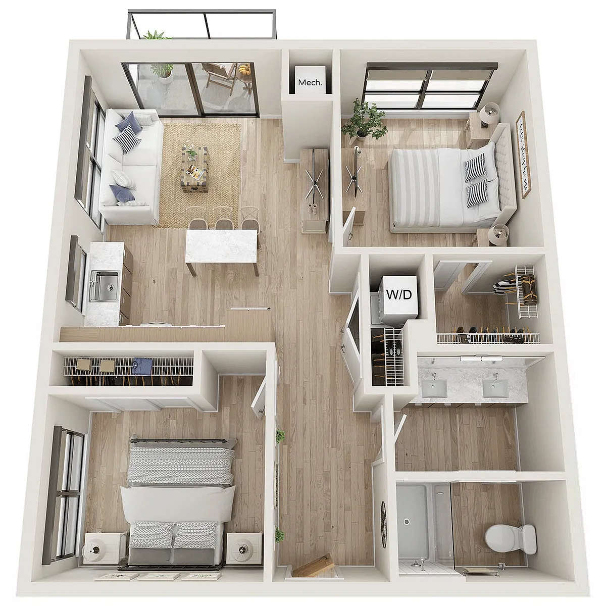 Floor plan Parallel