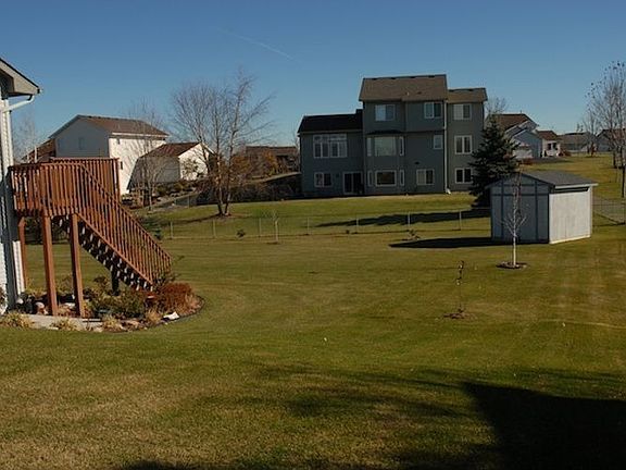 Super large yard and secured storage shed for all the toys!