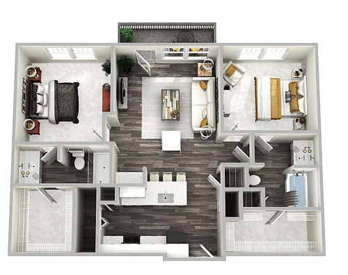 Floor plan Piedmont Deluxe