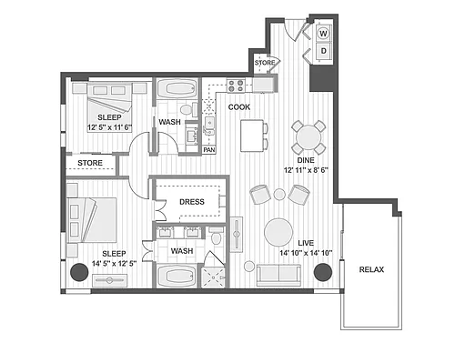 Floor plan B1