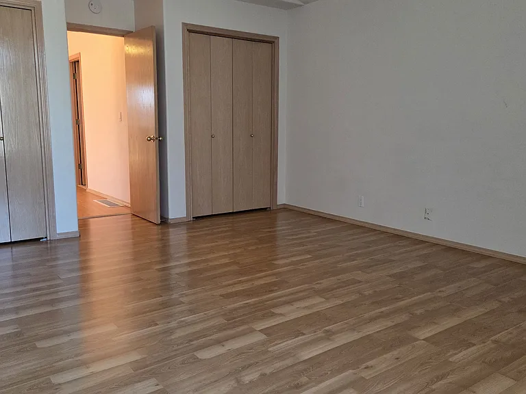 Double closets in master bed