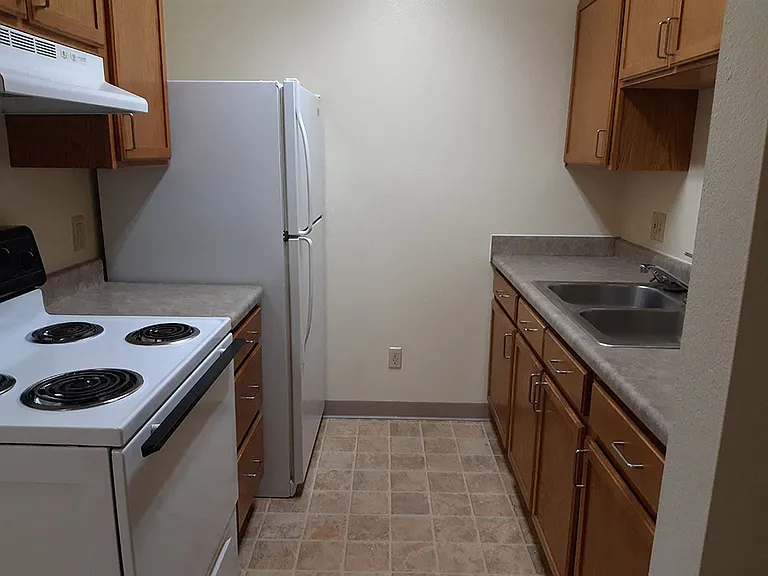 Kitchen in 1 Bedroom Unit