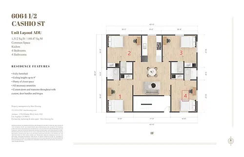 Floor plan 6064 4B4B