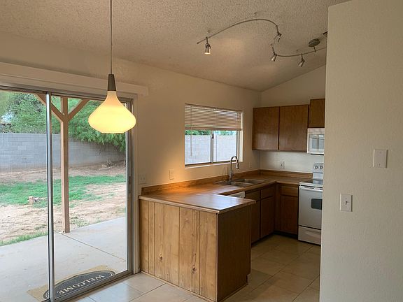 Dining area with access to covered patio