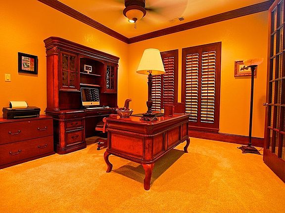 Office Area with french doors