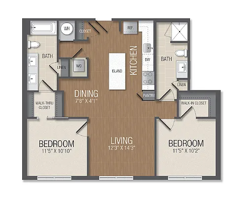 Floor plan D1E