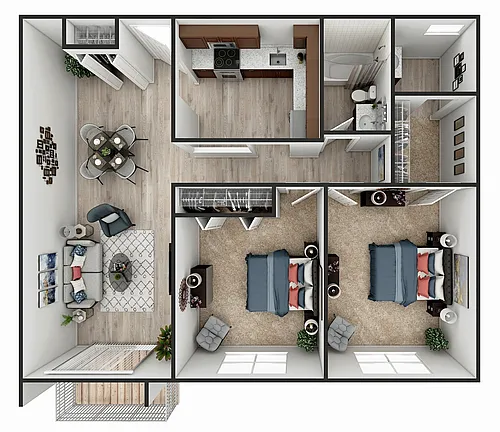 Floor plan B3