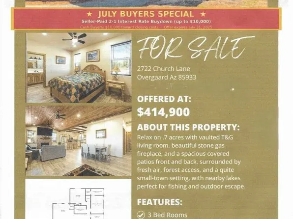 2722 Church Ln, Overgaard, AZ 85933