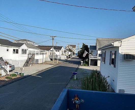 View towards the ocean