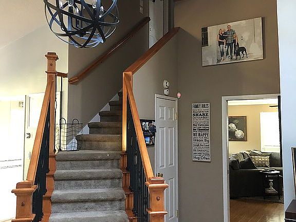 View from door of master bed