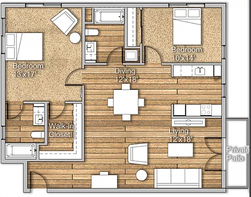 Floor plan 2x2F