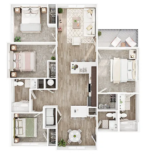 Floor plan 4A