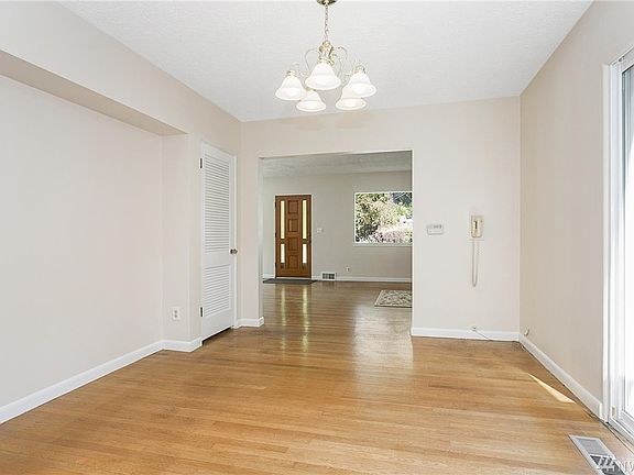 Looking back through dining area into the living room.