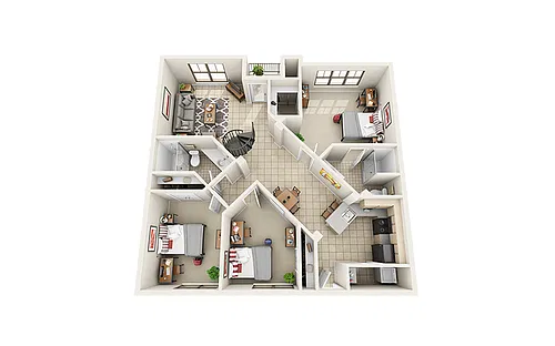 Floor plan C4