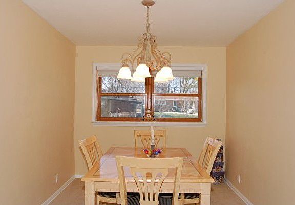 Separate dining area