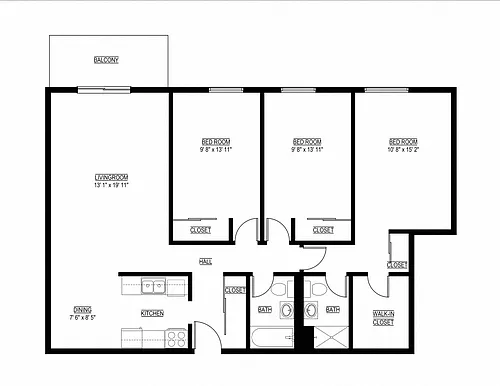 Floor plan The Poplar
